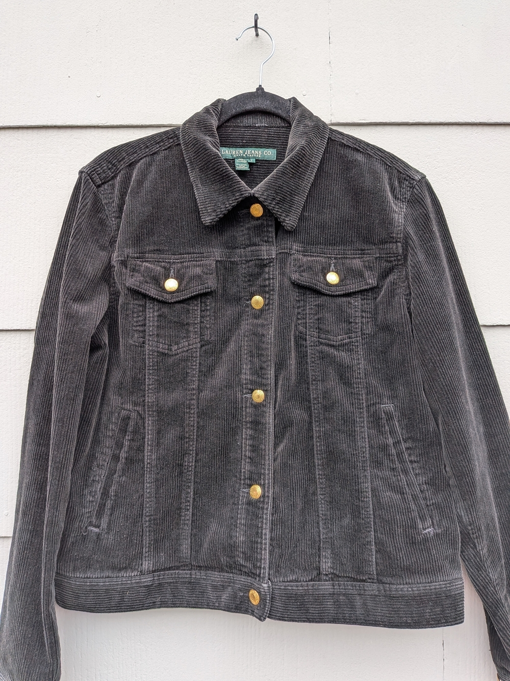 Ralph Lauren Women's Black Corduroy Jacket - Picture 2 of 5